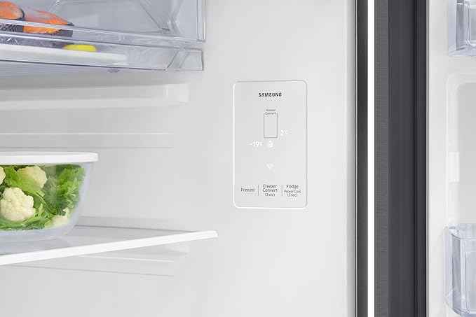 Samsung 330 L Frost Free Double Door Top Mount 2 Star Refrigerator (Luxe Black, RT34HG5A42BXHL)