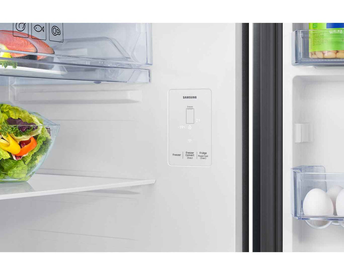 Samsung 350 L, 2 Star, Convertible 5-in-1, Digital Inverter, Frost Free Double Door, WiFi Bespoke AI Refrigerator (RT38HG5A42BXHL, Luxe Black, 2026 Model)