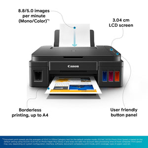 Canon PIXMA G2012 MegaTank Color Ink Tank Printer - Oxygen The Digital Expert