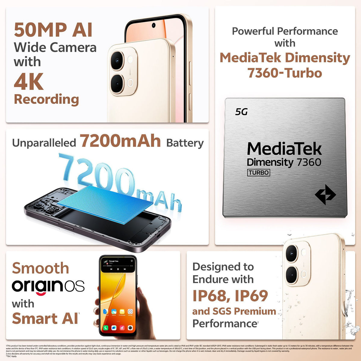 vivo Y51 Pro 5G (Golden Mist, 256 GB) (8 GB RAM) - Oxygen The Digital Expert