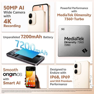 vivo Y51 Pro 5G (Golden Mist, 256 GB) (8 GB RAM) - Oxygen The Digital Expert