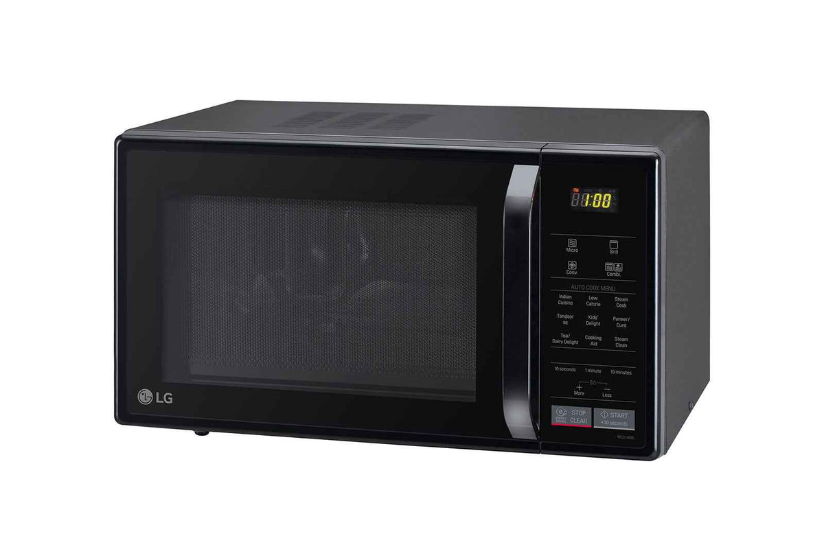 LG 21 L All In One Convection Microwave Oven (MC2146BL, Black)