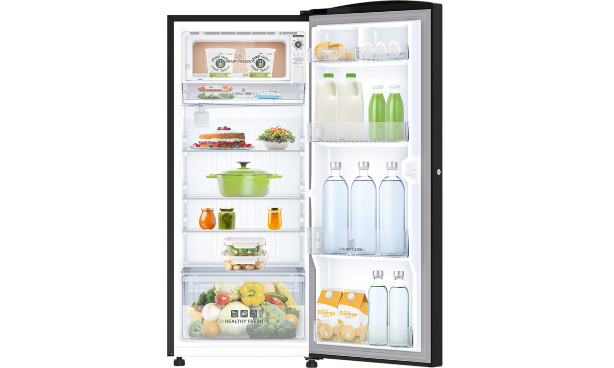 IFB Advance-Cool IFBDC-223EIKS 197L Direct Cool Single Door Refrigerator with Inverter Compressor, Metal Black