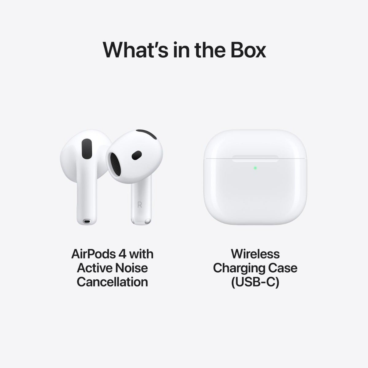 Apple AirPods 4 ANC MXP93HN/A AIRPODS 4 WITH ACTIVE NOISE CANCELLATION TWS Earbuds - Oxygen The Digital Expert