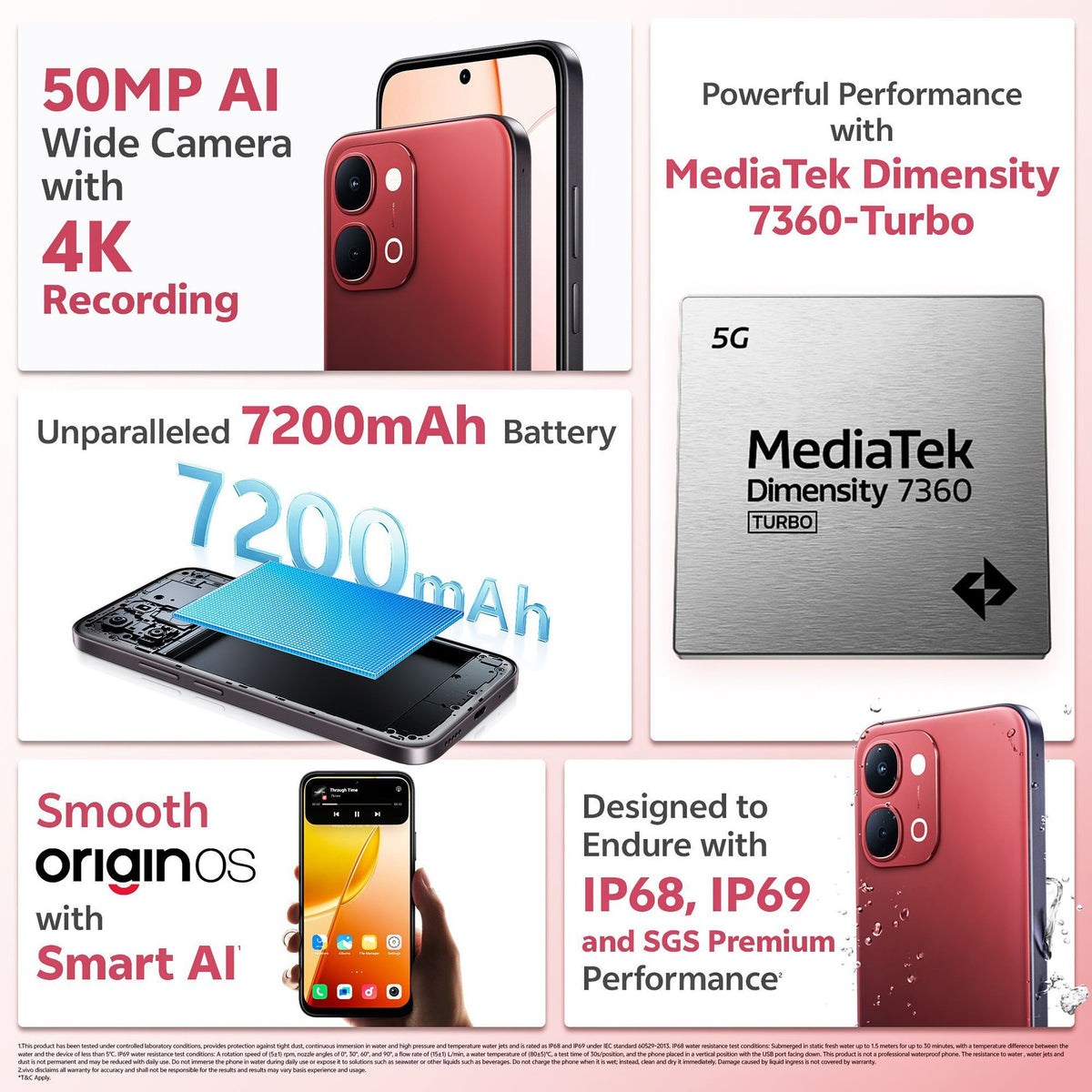 vivo Y51 Pro 5G (Crimson Red, 128 GB) (8 GB RAM) - Oxygen The Digital Expert