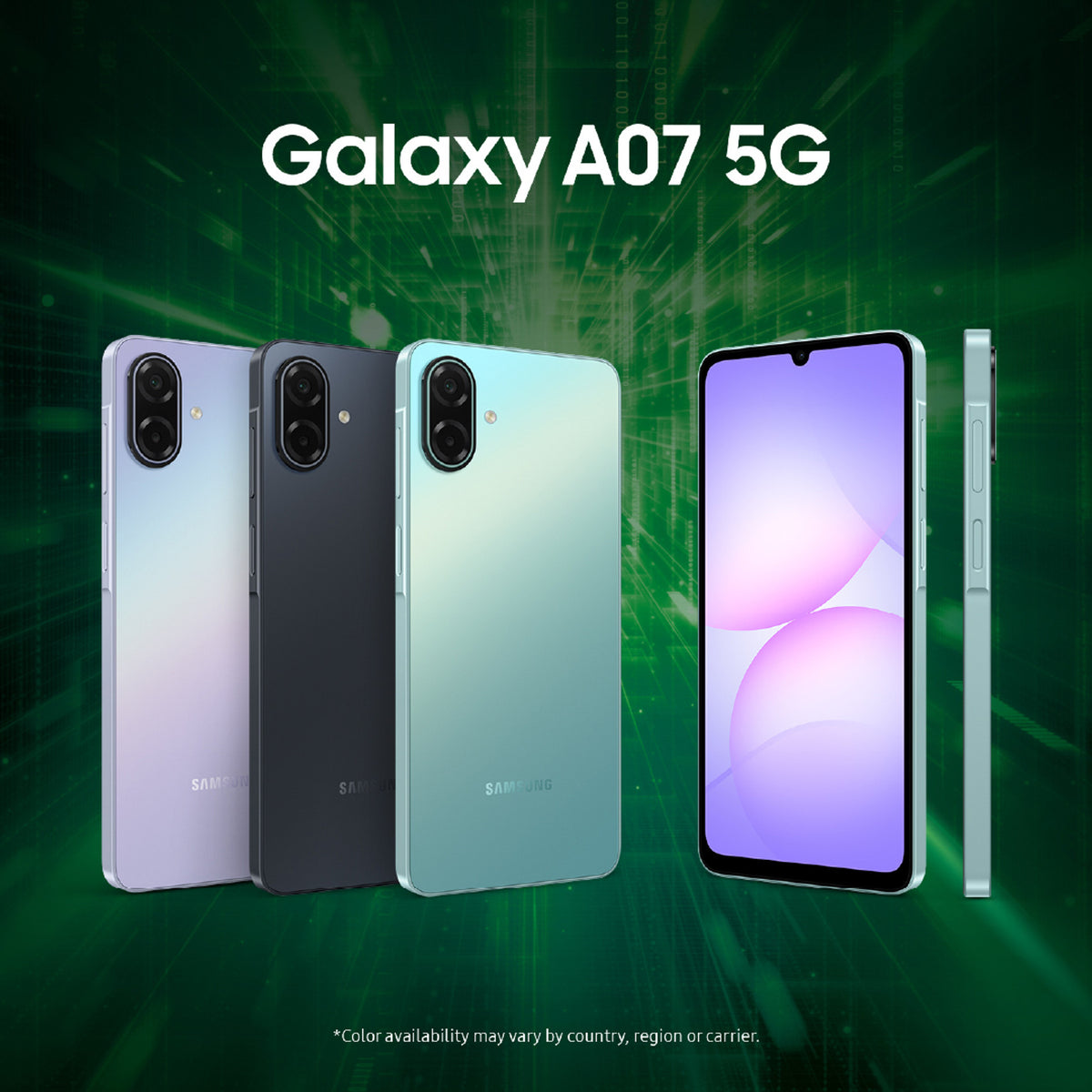 Samsung Galaxy A07 5G (Light Green, 128 GB) (4 GB RAM) - Oxygen The Digital Expert