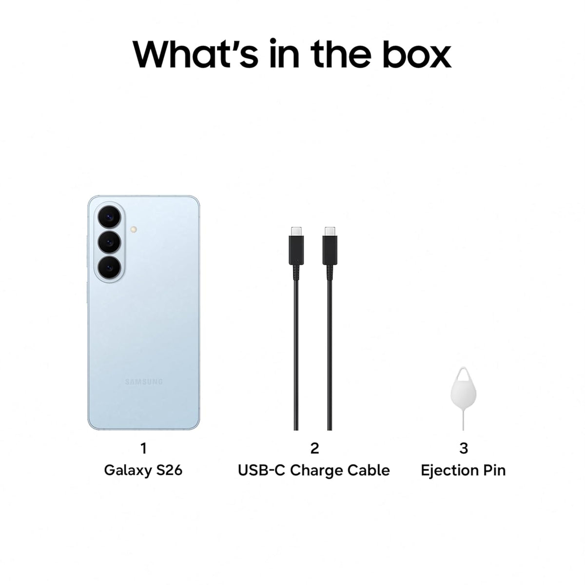 Samsung Galaxy S26 5G (Sky Blue, 256 GB) (12 GB RAM) - Oxygen The Digital Expert