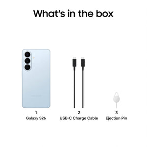 Samsung Galaxy S26 5G (Sky Blue, 256 GB) (12 GB RAM) - Oxygen The Digital Expert