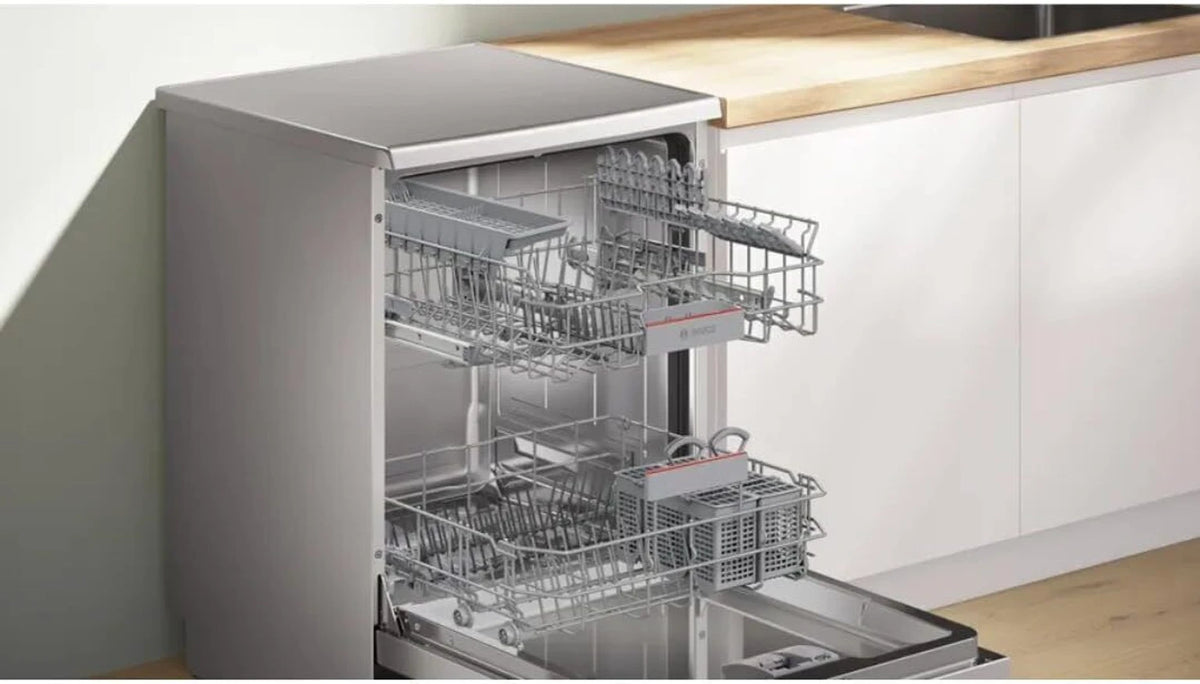BOSCH:DISH WASHER:SMS6IKI01I 14 PLACE SILVER