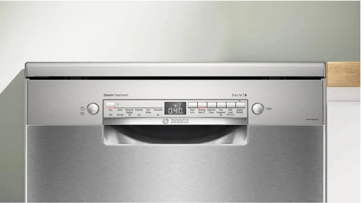 BOSCH:DISH WASHER:SMS6IKI01I 14 PLACE SILVER