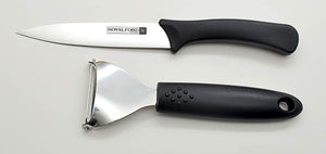 ROYALFORD:KNIFE:RF7856 2PCS UTILITY KNIFE SET(KNIFE+PEELER)1X72