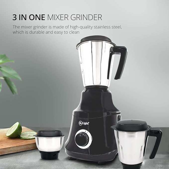 MR.LIGHT:MIXER GRINDER:3 IN 1 MIXER GRINDER MR.0575