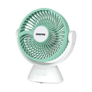 GEEPAS:RECHARGEBLE FAN:GF21242ID- RECHARGABLE MINI FAN WITH LIGHT