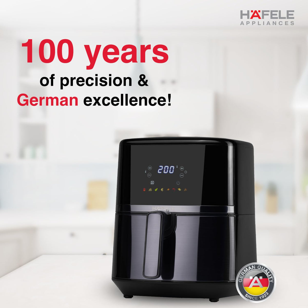 HAFELE:AIR FRYER:NOIL LIGHT AIRFRYER 4.5 LITRE