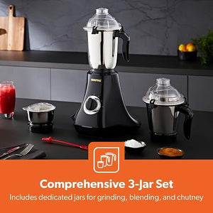 GEEPAS:MIXER GRINDER:3 JAR 750W - GSB44134ID