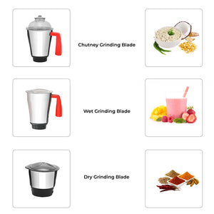 GEEPAS:MIXER GRINDER:750 W 3JAR MIXER GRINDER- GSB44130ID