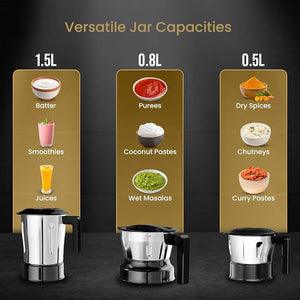 ELGI ULTRA:MIXER GRINDER:CHOICE PRO (BLACK) 1000W