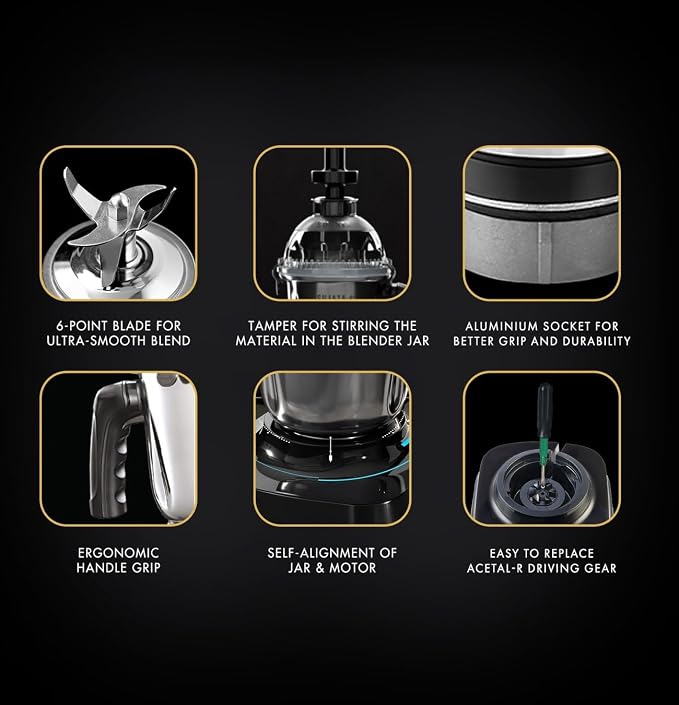 SUJATA:MIXER GRINDER:MG02 BLACK