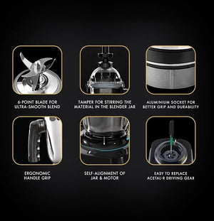 SUJATA:MIXER GRINDER:MG02 BLACK