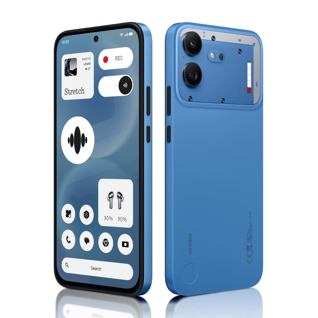 NOTHING:SMART PHONES:PHONE 4B 8/128GB BLUE