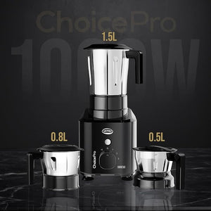ELGI ULTRA:MIXER GRINDER:CHOICE PRO (BLACK) 1000W