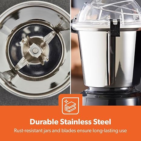 GEEPAS:MIXER GRINDER:3 JAR 750W - GSB44134ID