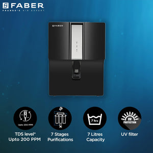FABER:WATER PURIFIER:FWP XUV 8000 (UV+UF+ ALKALINE)