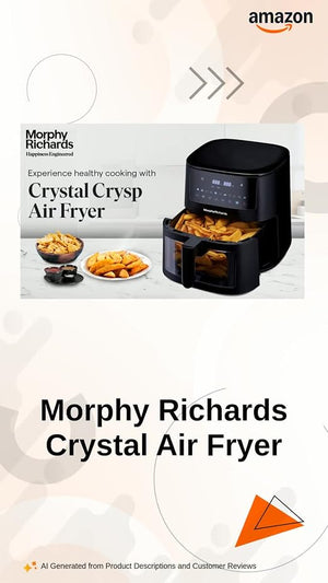 MORPHY RICHARDS:AIR FRYER:6.5L CRYSTAL CRYSP