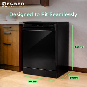 FABER:DISH WASHER:FFSD 6PR 14S BK DIGITAL