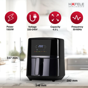 HAFELE:AIR FRYER:NOIL LIGHT AIRFRYER 4.5 LITRE