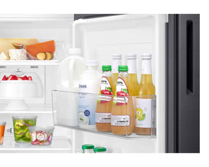 Samsung 236 L Frost Free Double Door Top Mount 3 Star Refrigerator (Black, RT40H28W3KHL)