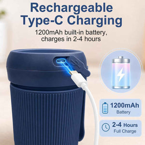 Mr. Light Rechargeable Personal Juicer | 280ML | 30W | Multicolour | MR 5005