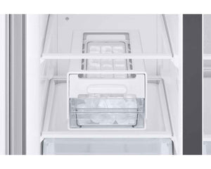 Samsung 653 L Frost Free Side by Side 3 Star Refrigerator (EZ Clean Steel, RS76CG8113SL)
