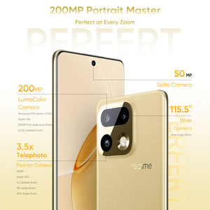 realme 16 Pro+ 5G | 8 GB | 256 GB | Master Gold - Oxygen The Digital Expert