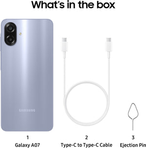 Samsung Galaxy A07 LTE (Light Violet, 64 GB) (4 GB RAM) - Oxygen The Digital Expert