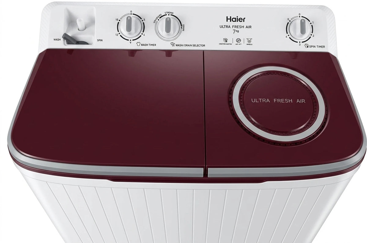 HAIER:WASHING MACHINE:HTW70-1217BR:NOIDA 7 KG OFF WHITE