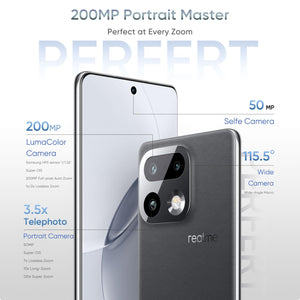 REAL ME:SMART PHONES:16 PRO+ 8/256GB 5G MASTER GREY (RMX5131) (NEW)