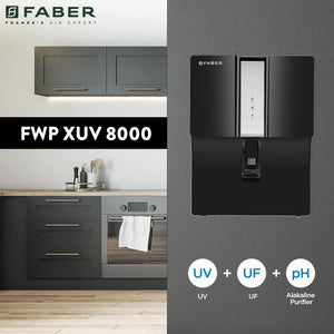 FABER:WATER PURIFIER:FWP XUV 8000 (UV+UF+ ALKALINE)