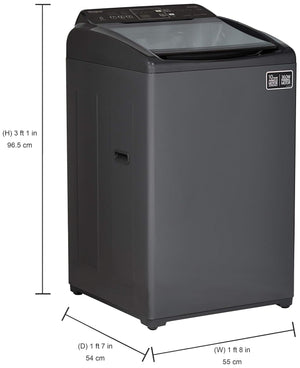 WHIRLPOOL:WASHING MACHINE:WHITE MAGIC ELITE 7.5KG GREY (31621)