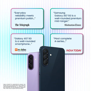SAMSUNG:SMART PHONES:A57 8/256GB LIGHT BLUE 5G SM-A576BLBF