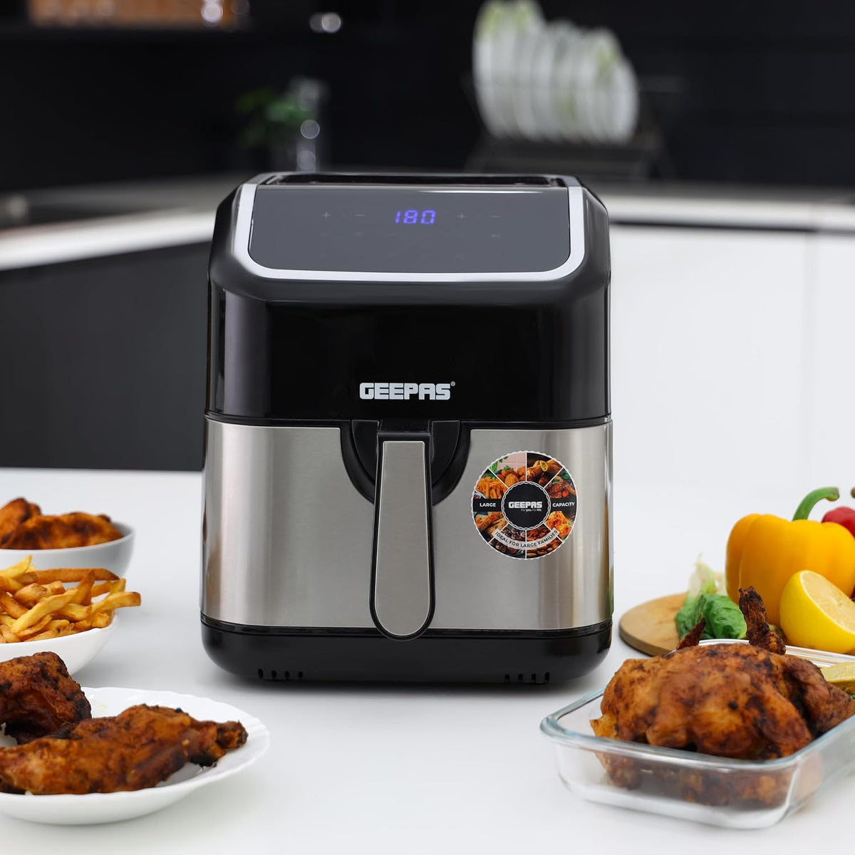 GEEPASS:AIR FRYER:5LTR DIGITAL GAF37560ID