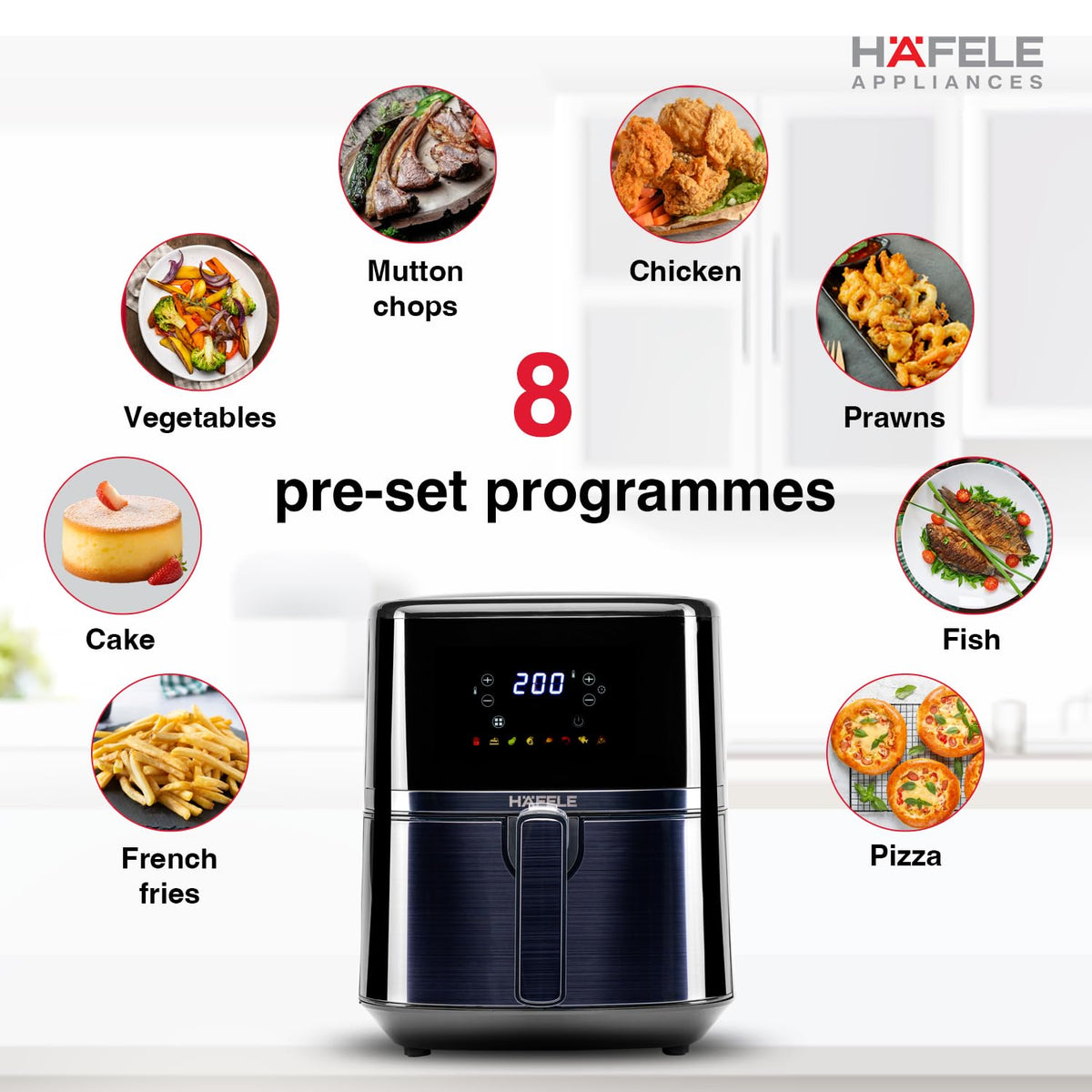 HAFELE:AIR FRYER:NOIL LIGHT AIRFRYER 4.5 LITRE