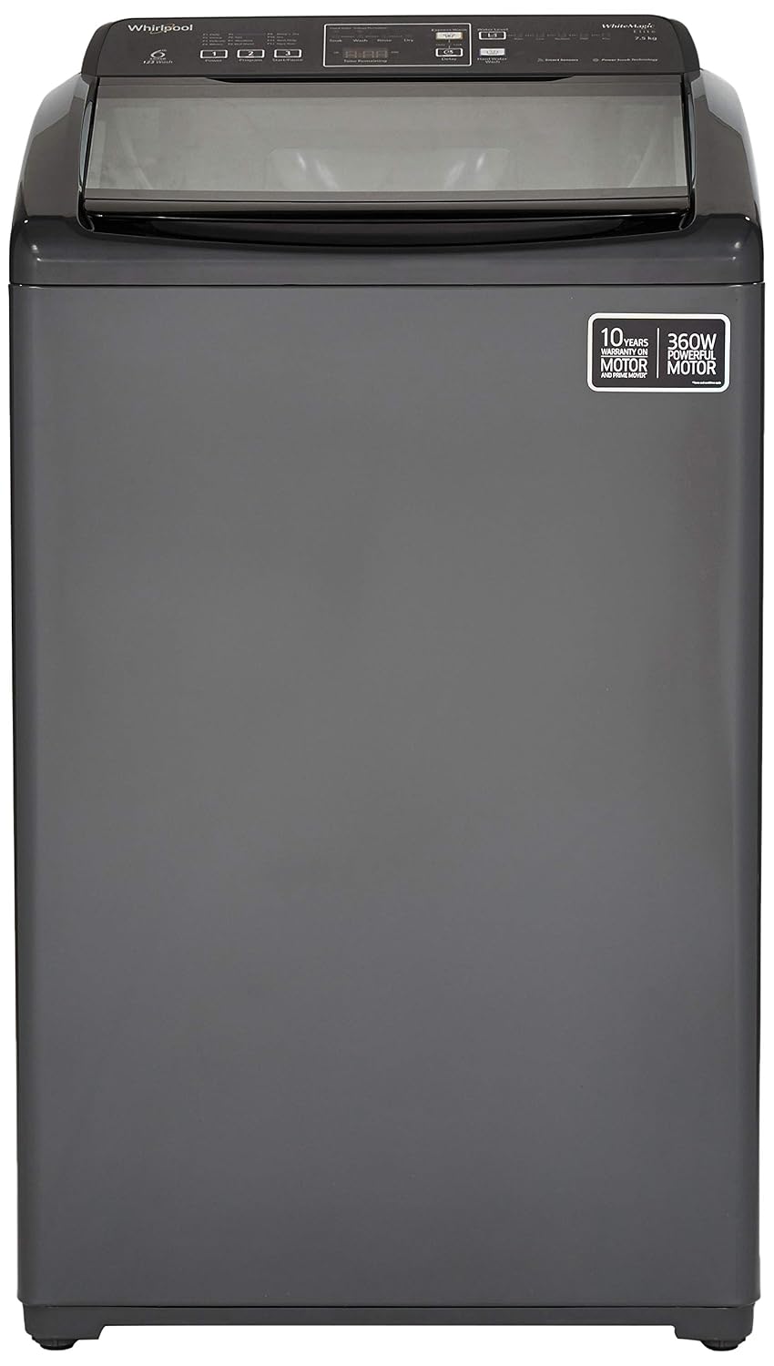 WHIRLPOOL:WASHING MACHINE:WHITE MAGIC ELITE 7.5KG GREY (31621)
