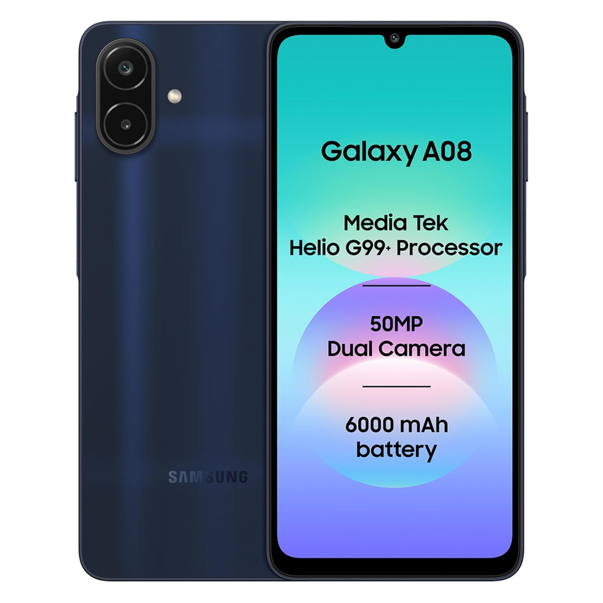 SAMSUNG:SMART PHONES:A08 4/64GB LTE BLUE SM-A085FDBD