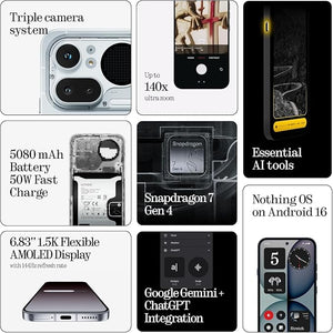 NOTHING:SMART PHONES:PHONE (4A) PRO 8/256 BLACK
