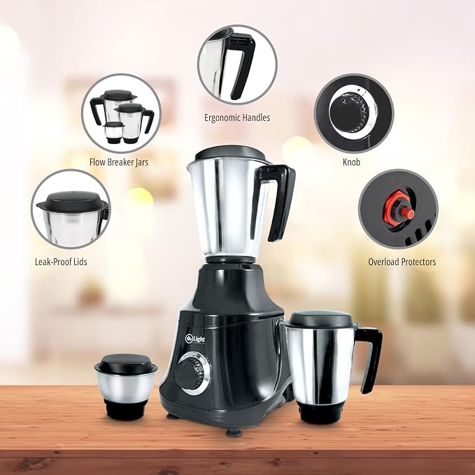 MR.LIGHT:MIXER GRINDER:3 IN 1 MIXER GRINDER MR.0575