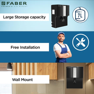 FABER:WATER PURIFIER:FWP XUV 8000 (UV+UF+ ALKALINE)