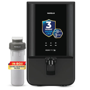 HAVELLS:WATER PURIFIER:AQUAS PRO ALKALINE 3X WITH JUMBO PF