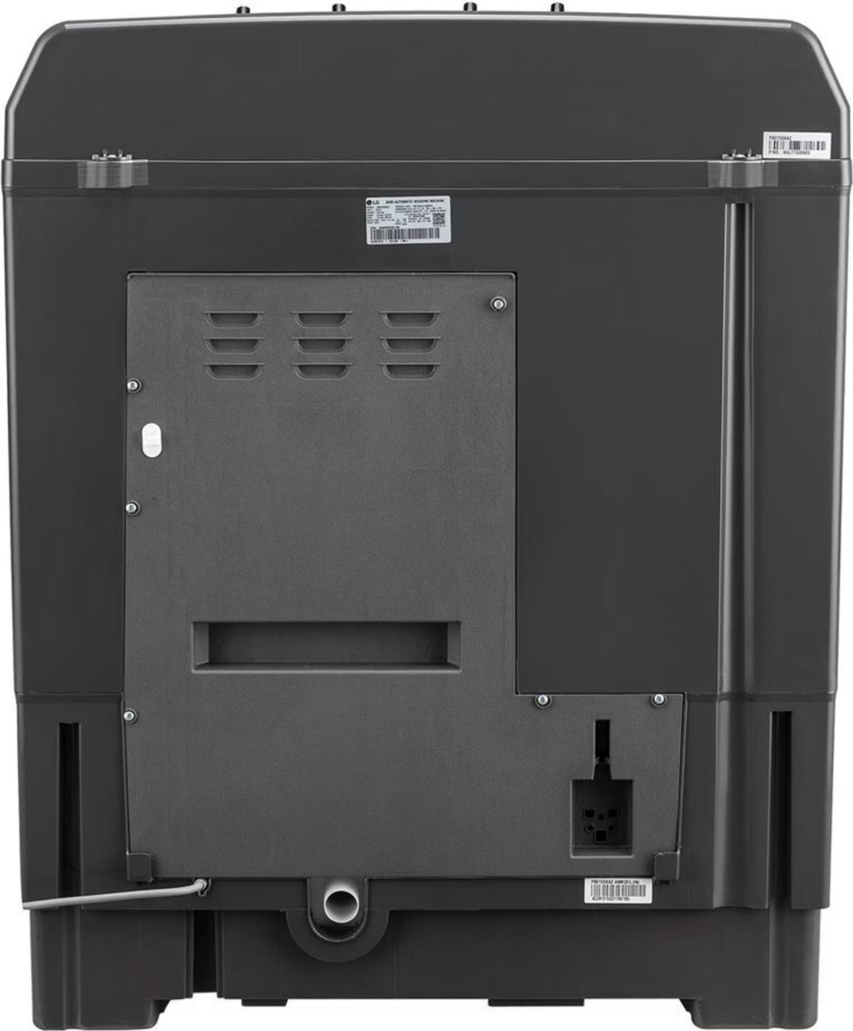 LG:WASHING MACHINE:P8015SKAZ.ABMQEIL 8.0 KG WHITE GREY