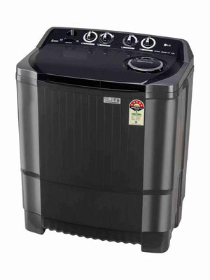 LG:WASHING MACHINE:P8015SKAZ.ABMQEIL 8.0 KG WHITE GREY